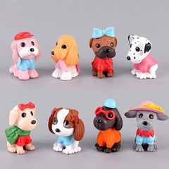 Cute Cartoon Figurine Set