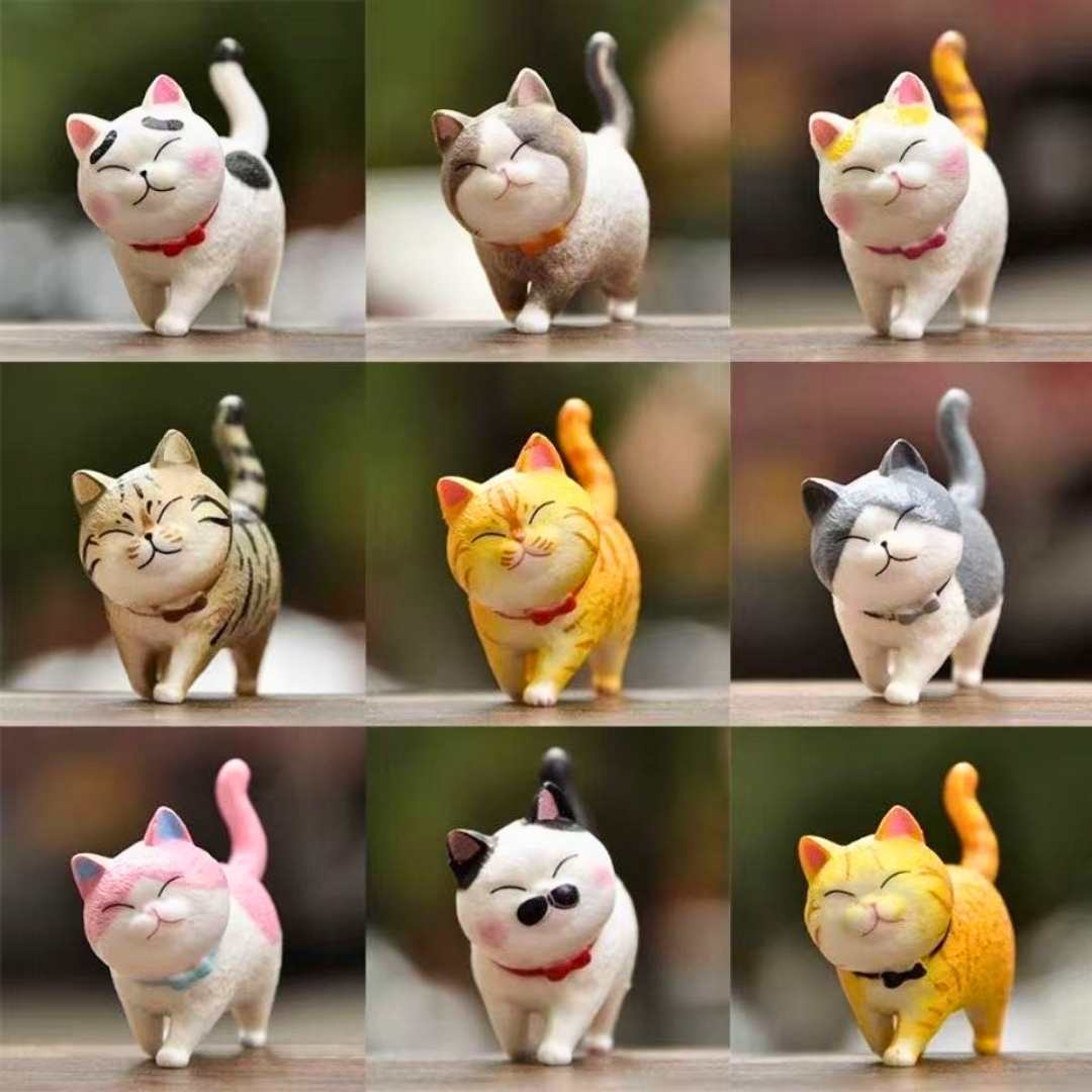 Cute Cartoon Figurine Set
