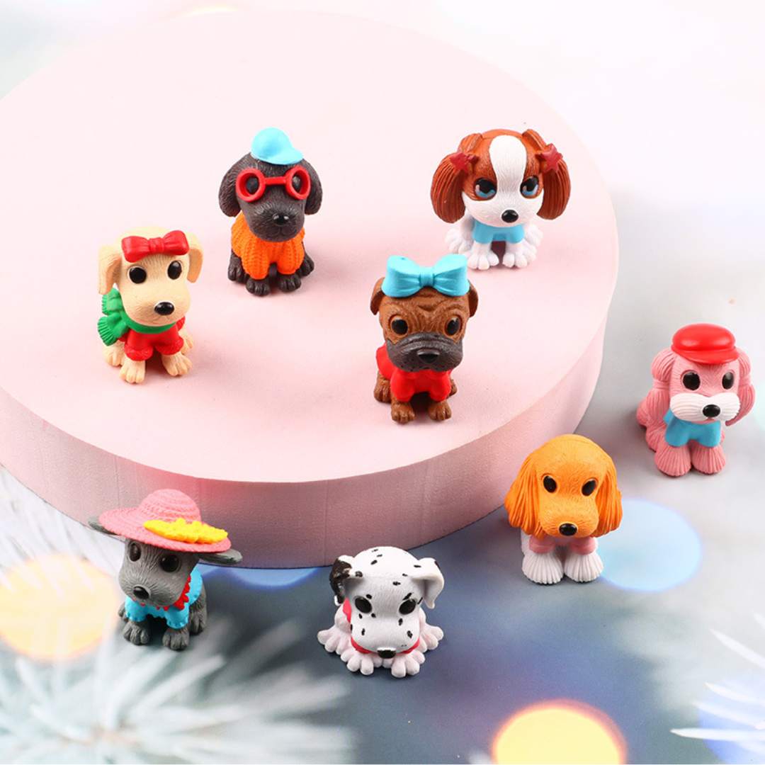 Cute Cartoon Figurine Set