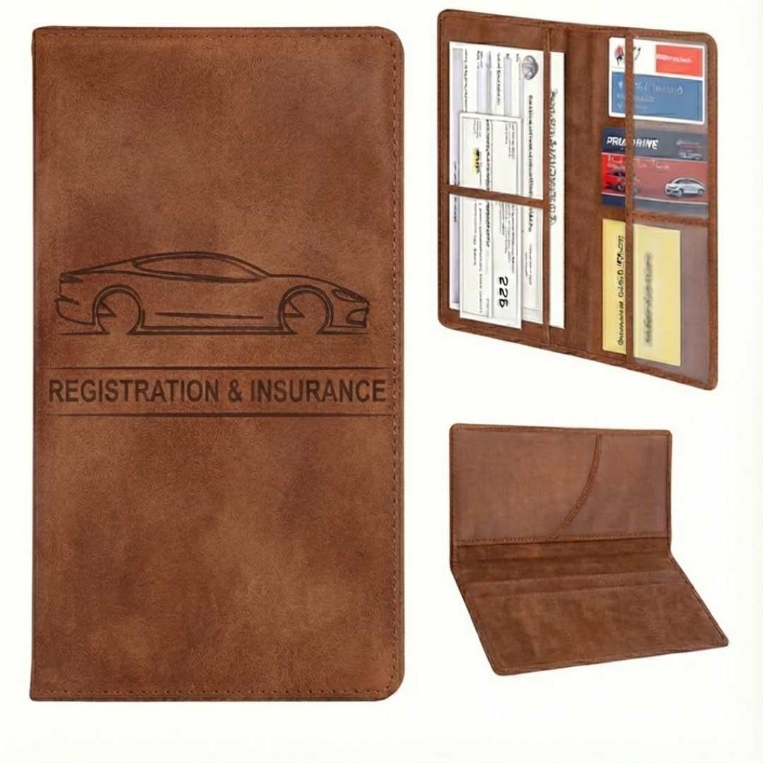 Car License & Registration Holder