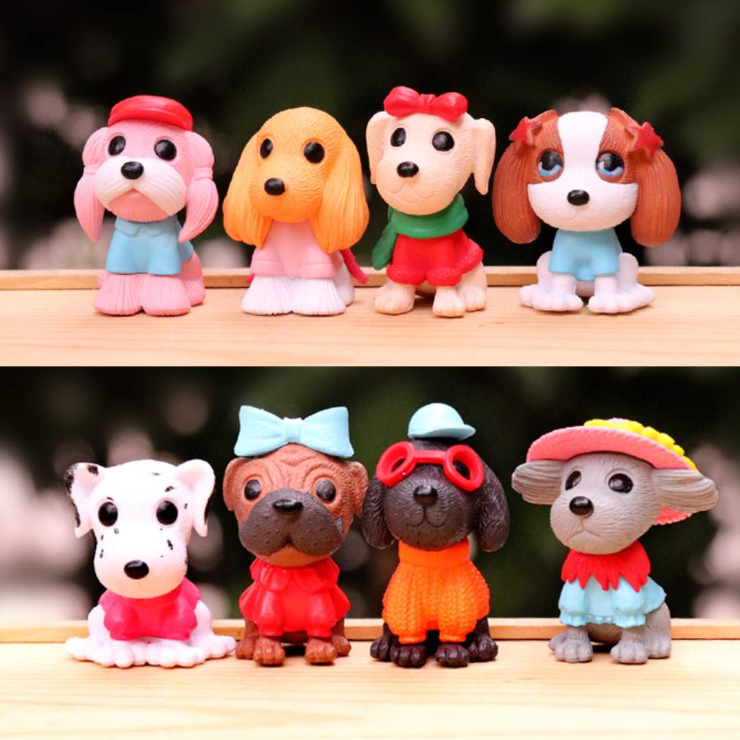 Cute Cartoon Figurine Set